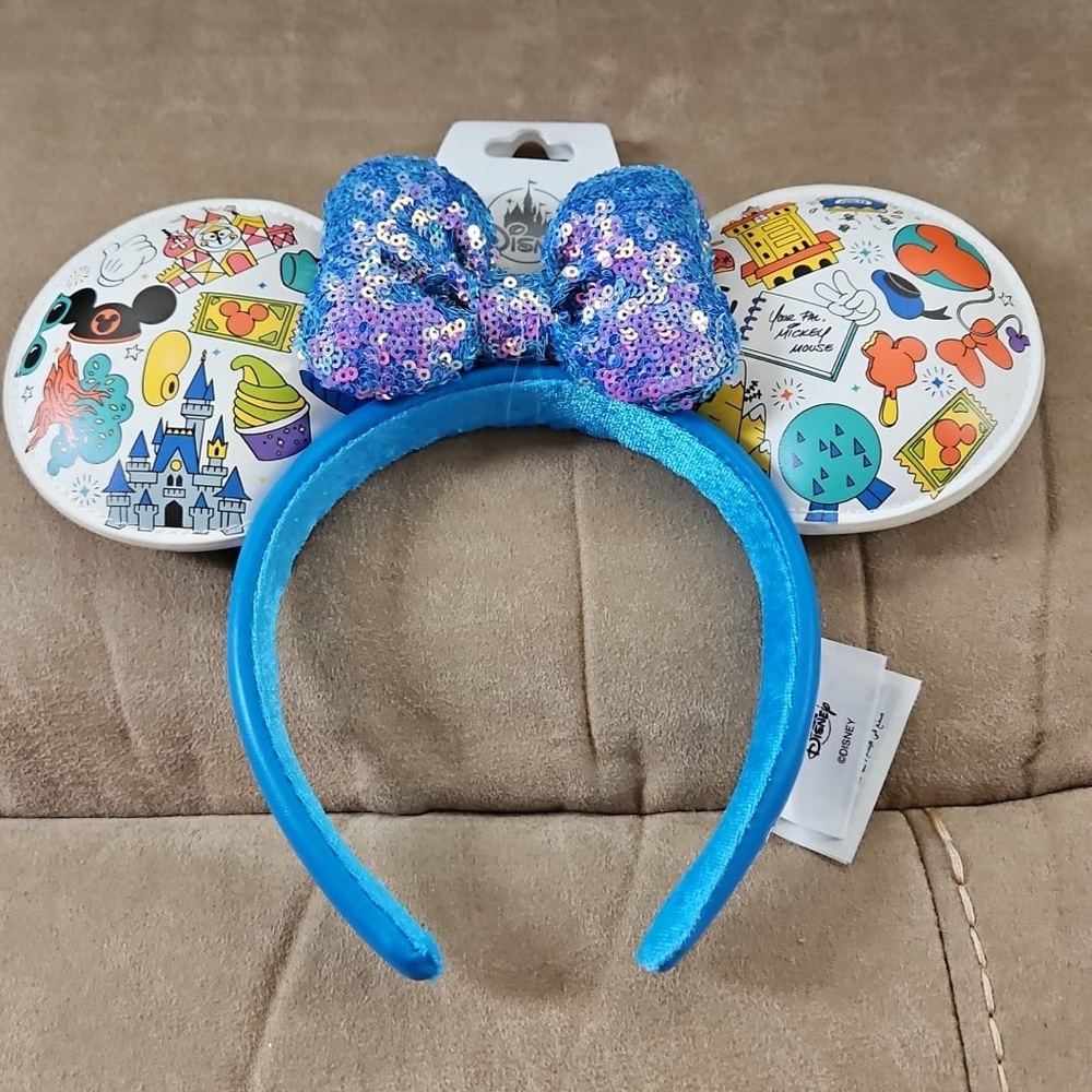 Walt Disney World Play in the Parks 2025 Minnie Ears Headband "BRAND NEW"